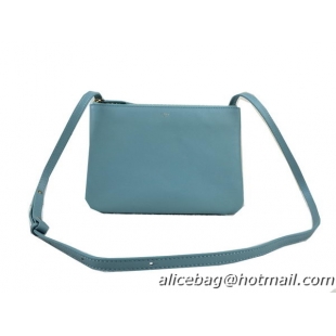 Celine Trio Original Leather Shoulder Bag C98318 SkyBlue