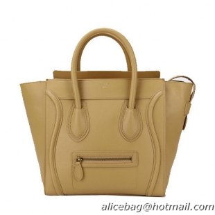 Celine Luggage Mini Bag Original Leather CL88022 Apricot