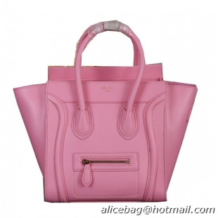 Celine Luggage Micro Bag Original Calfskin Leather C3308 Pink