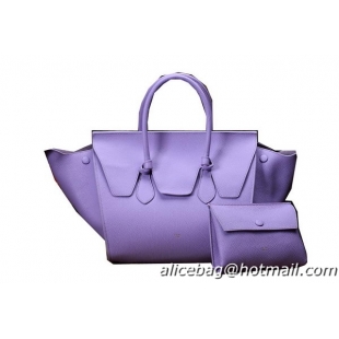 Celine Tie Nano Top Handle Bag Original Leather C3052 Lavender