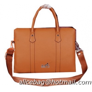 Hermes Briefcase Original Calf Leather HM2285 Wheat