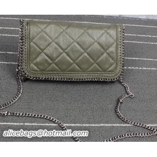 Stella McCartney Falabella PVC Cross Body Bags SM882 Green