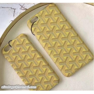 Low Price Goyard iPhone Cover Case GD890 Yellow