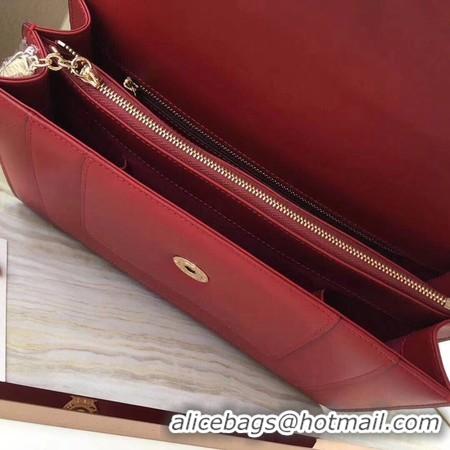 Discount BVLGARI Serpenti Forever Original Calfskin Leather Shoulder Bag 3780 Maroon