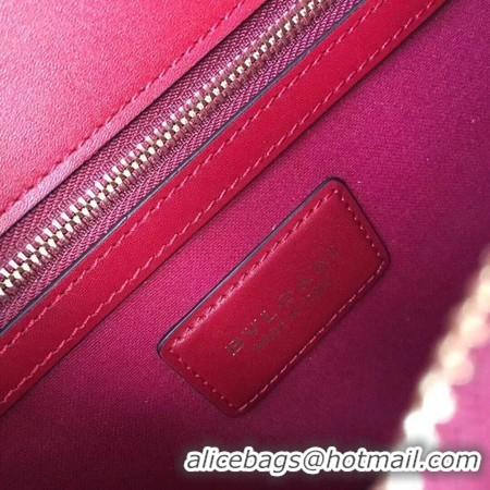 Discount BVLGARI Serpenti Forever Original Calfskin Leather Shoulder Bag 3780 Maroon