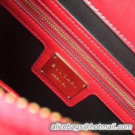 Most Popular BVLGARI Serpenti Forever Original Calfskin Leather Shoulder Bag 3788 Red