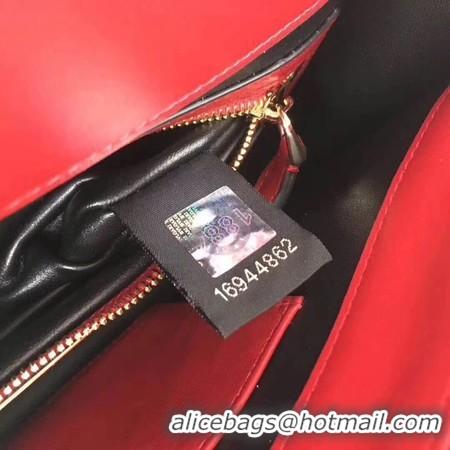 Most Popular BVLGARI Serpenti Forever Original Calfskin Leather Shoulder Bag 3788 Red