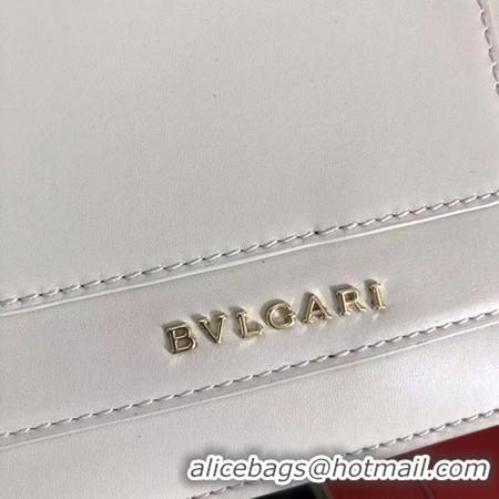 Purchase BVLGARI Forever Serpenti In Love Shoulder Bag Calfskin Leather BG90031 Offwhite