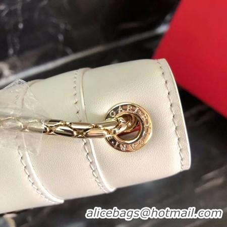 Purchase BVLGARI Forever Serpenti In Love Shoulder Bag Calfskin Leather BG90031 Offwhite