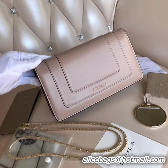 Best Price BVLGARI Serpenti Forever metallic-leather shoulder bag 3389 light pink