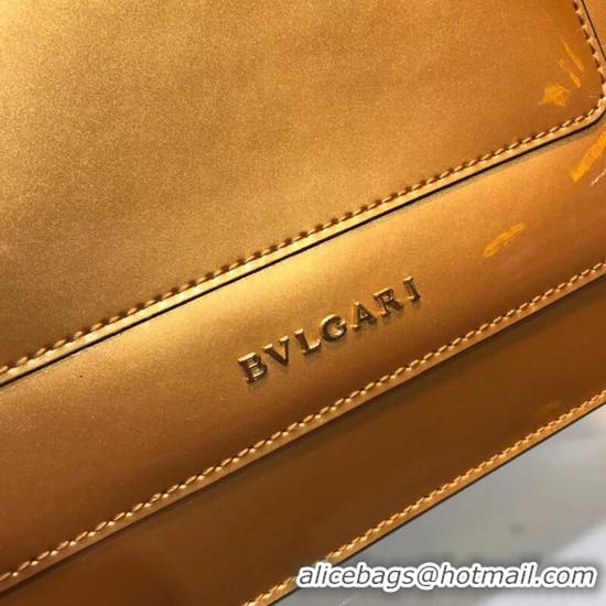 Discount BVLGARI metallic-leather shoulder bag 15004 gold