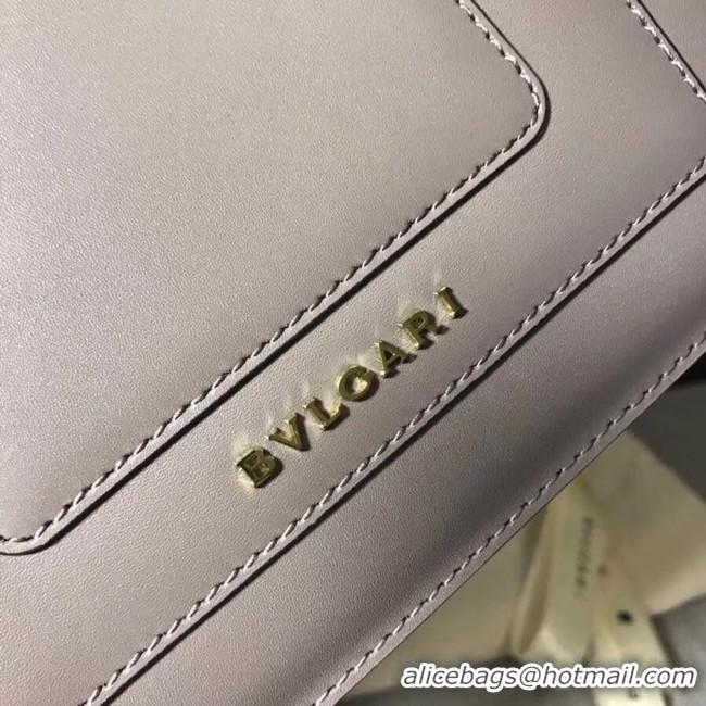 Best Quality BVLGARI Serpenti Forever Flap Cover leather bag 00962 grey