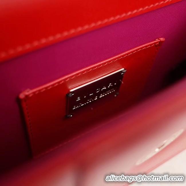 Top Grade BVLGARI Serpenti Forever Flap Cover leather bag 34559 red