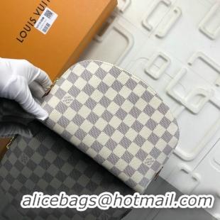 Famous Louis Vuitton Damier Azur Canvas Pochette Cosmetic GM N47353 