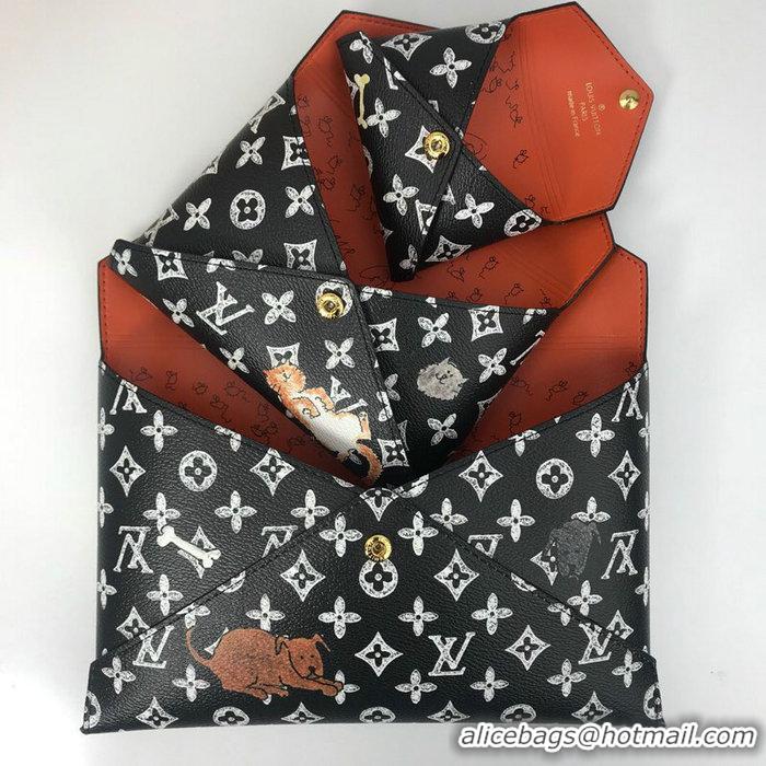 Famous Louis Vuitton Pochette Kirigami M63885 Black