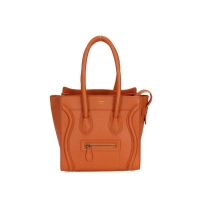 Celine Luggage Medium Bag Calf Leather Orange