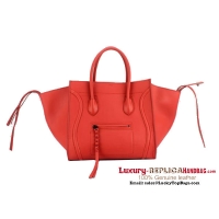 Celine 16995 Luggage Phantom Shopper Bags Original Leather Red