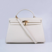 Hermes Kelly 35cm Togo Leather Bag Beige 6308 Gold Hardware