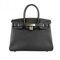 Hermes Birkin 30cm Togo Leather Bag Black 6088