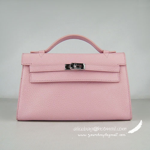 Hermes Kelly 22cm H008 Pink bags