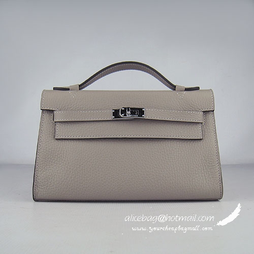 Hermes Kelly 22cm H008 grey bags