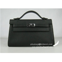 Hermes Kelly 22cm H008 black bags