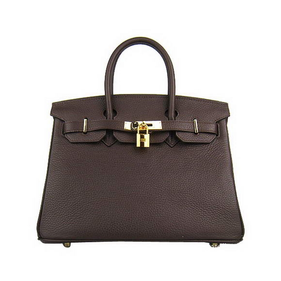 Hermes Birkin 30cm Togo Leather Bag Light Coffee 6088 Gold