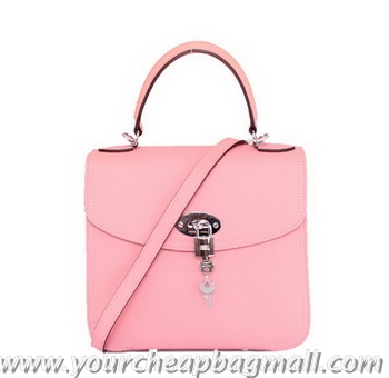 New Fashion Hermes Classic Mini Flap Bag 24034 Pink