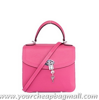 Free Shipping 2013 Hermes Classic Mini Flap Bag H0148 Rose