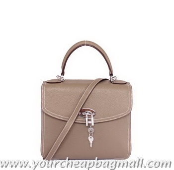 New 2013 Hermes Classic Mini Flap Bag H0148 Gray