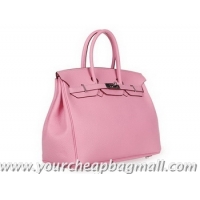 Specials Chic Hermes Birkin 35CM Tote Bag Clemence Leather H1035 Pink