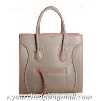 Unique Ladies Celine Luggage Phantom Original Leather Bags C3341 Khaki&Orange