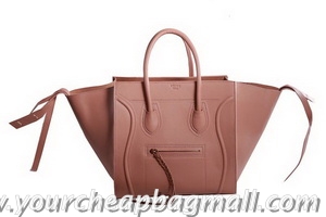 Shop Duplicate Celine Luggage Phantom Original Leather Bags Light Brown