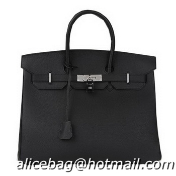 New Fashion Hermes Birkin 35CM Tote Bag cOriginal Leather H35 Silver