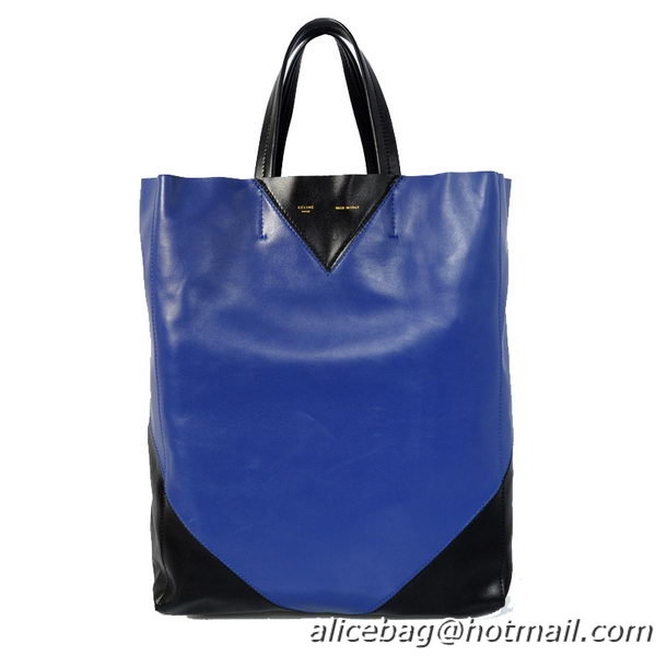 Classic Specials Celine Cabas CŒUR Bag in Smooth Lambskin Leather 16440 RoyalBlue