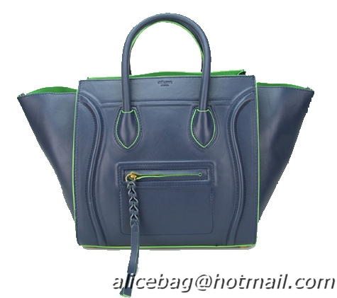 Inexpensive Celine Luggage Phantom Bags Original Leather C88033 Royal