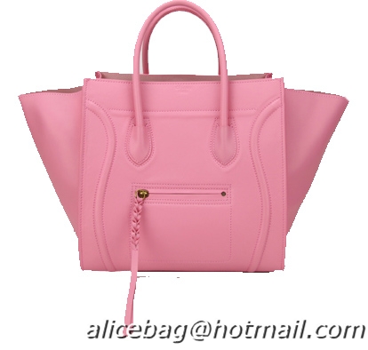 Good Quality Celine Luggage Phantom Bags Original Leather C88033 Pink