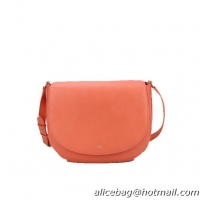 Celine Trotteur Handbag Natural Calfskin Leather 174053 Orange