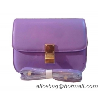 Celine Classic Box Small Flap Bag Calfskin C88007 Lavender