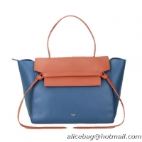 Celine Belt Bag Smooth Calfskin Leather C3345 SkyBlue&Wheat