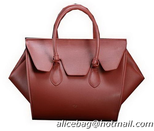 Celine Tie Nano Top Handle Bags Original Leather C3052 Brown