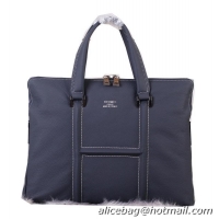 Hermes Briefcase Original Calf Leather H3081 Royal