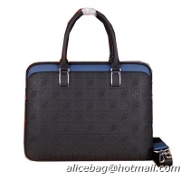 Hermes Briefcase Original Calf Leather H66161 Black