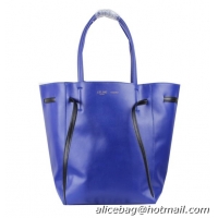 Inexpensive Celine Medium Cabas Phantom Bag Calfskin C3385 Royal