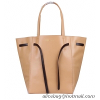 Inexpensive Celine Medium Cabas Phantom Bag Calfskin C3385 Apricot