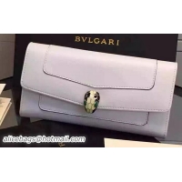 BVLGARI Wallet Pochette in Calf Leather BG0122 White