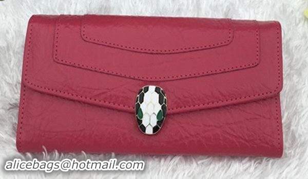 BVLGARI Wallet Pochette in Calf Leather BG1243 Rose