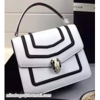 BVLGARI Serpenti Forever Bag Original Leather BG38318 White