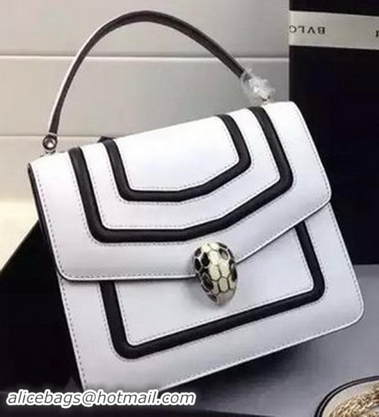 BVLGARI Serpenti Forever Bag Original Leather BG38318 White