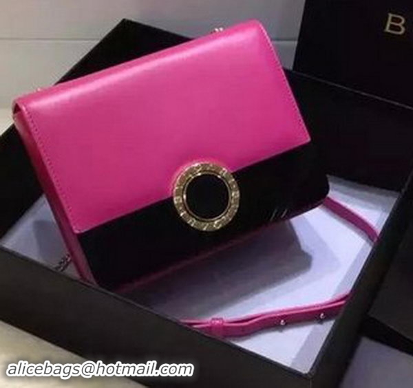 BVLGARI Flap Shoulder Bag Original Leather BG30960 Rose